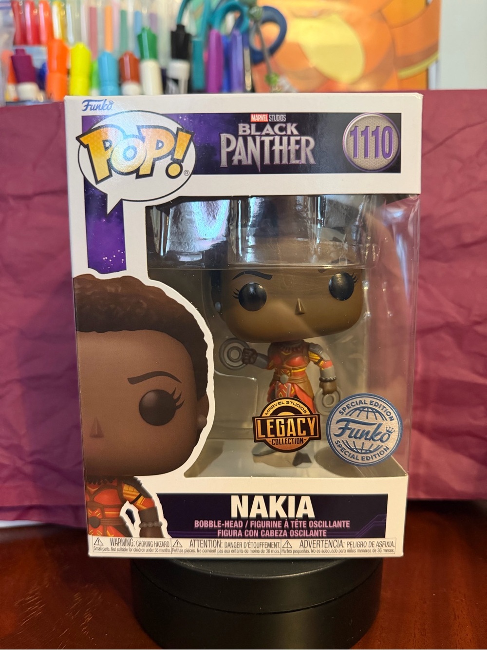 Funko Pop! Nakia Black Panther Figure - Legacy Collection/Special Edition